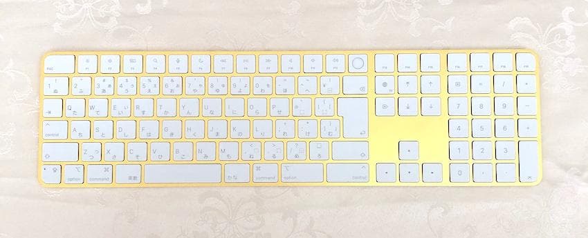 極上優良品｜限定｜イエロー｜TOUCH ID｜MAGIC KEYBOARD｜純正 - メルカリ