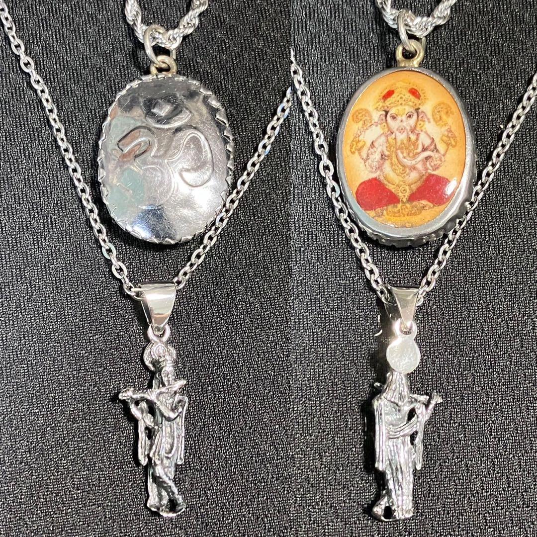 藤井風 ペンダント セット ネックレス オーム ガネーシャ クリシュナ