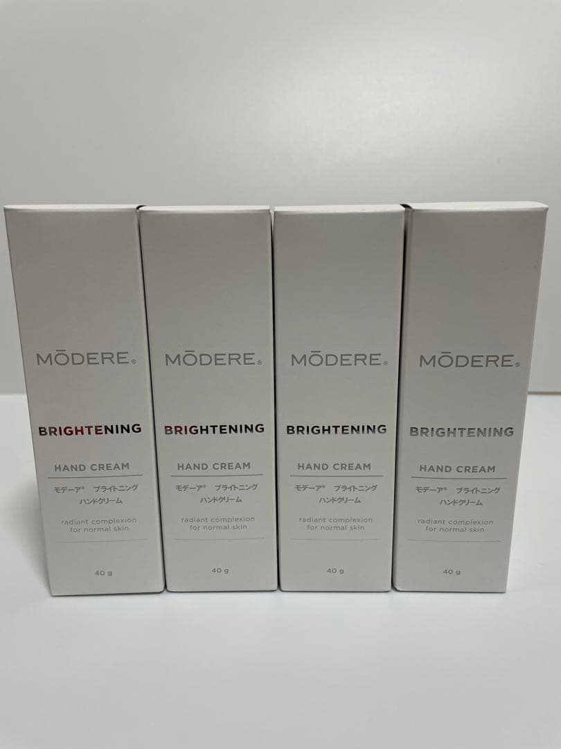 MODERE モデーア　ブライトニングハンドクリーム4本セット