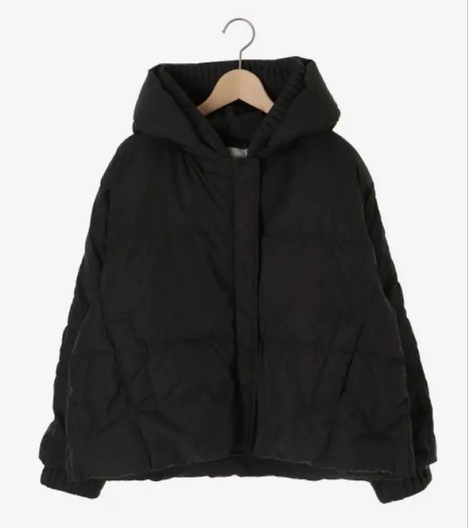 ルクールブラン　プリーツレイヤードフードショートダウン le.coeur blanc｜プリーツレイヤードフードショートダウン | Rakuten