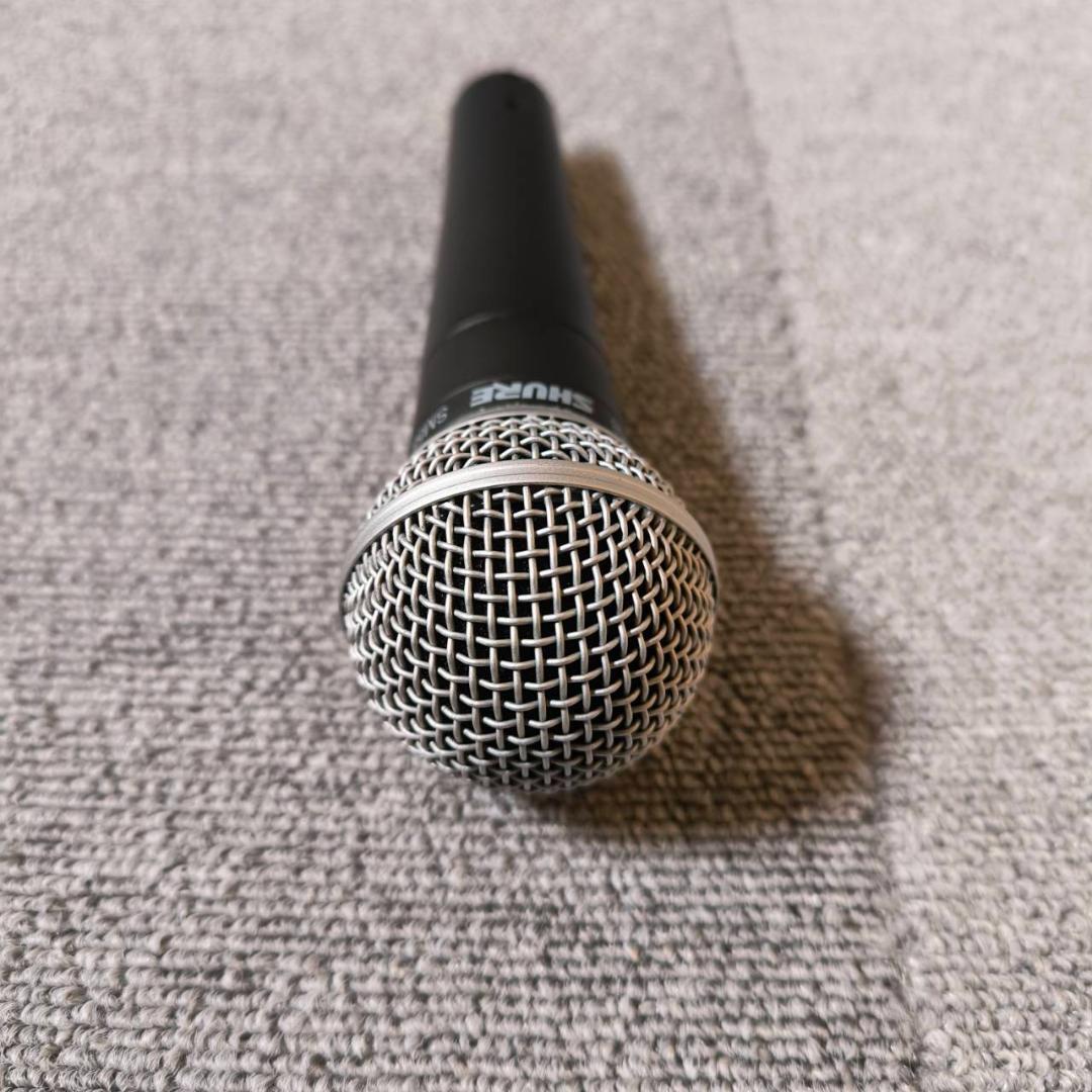 SHURE SM58 ダイナミックマイク ケース付き - メルカリ