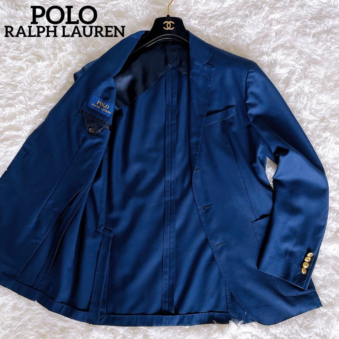 【ポロラルフローレン】ジャケット 紺ブレ 金ボタン ネイビー 40R 段返り 楽天市場】POLO RALPH LAUREN Polo クラシック ギャバジン ブレザー