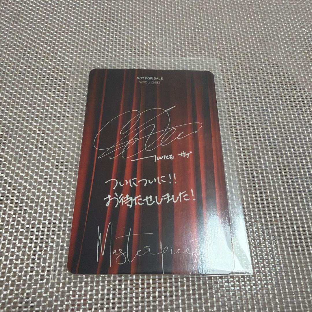 TWICE サナ Masterpiece ハイタッチトレカ - メルカリ