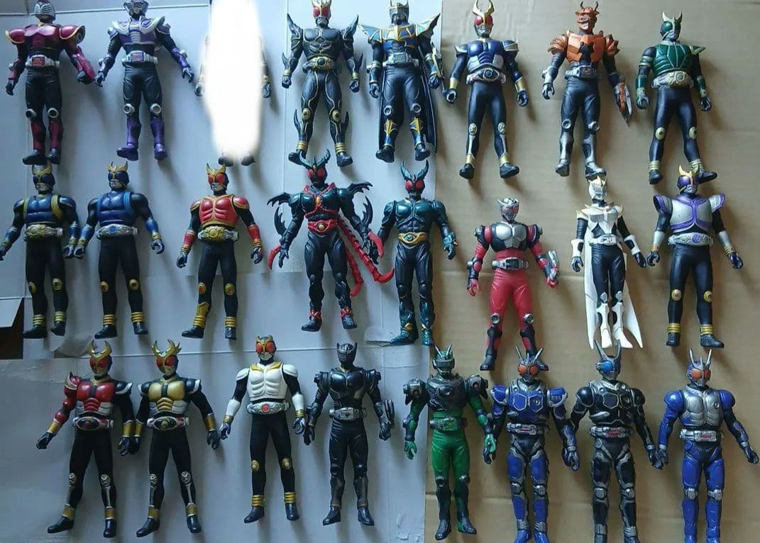 仮面ライダー クウガ 龍騎 アギト ソフビ フィギュア 23体セット 平成