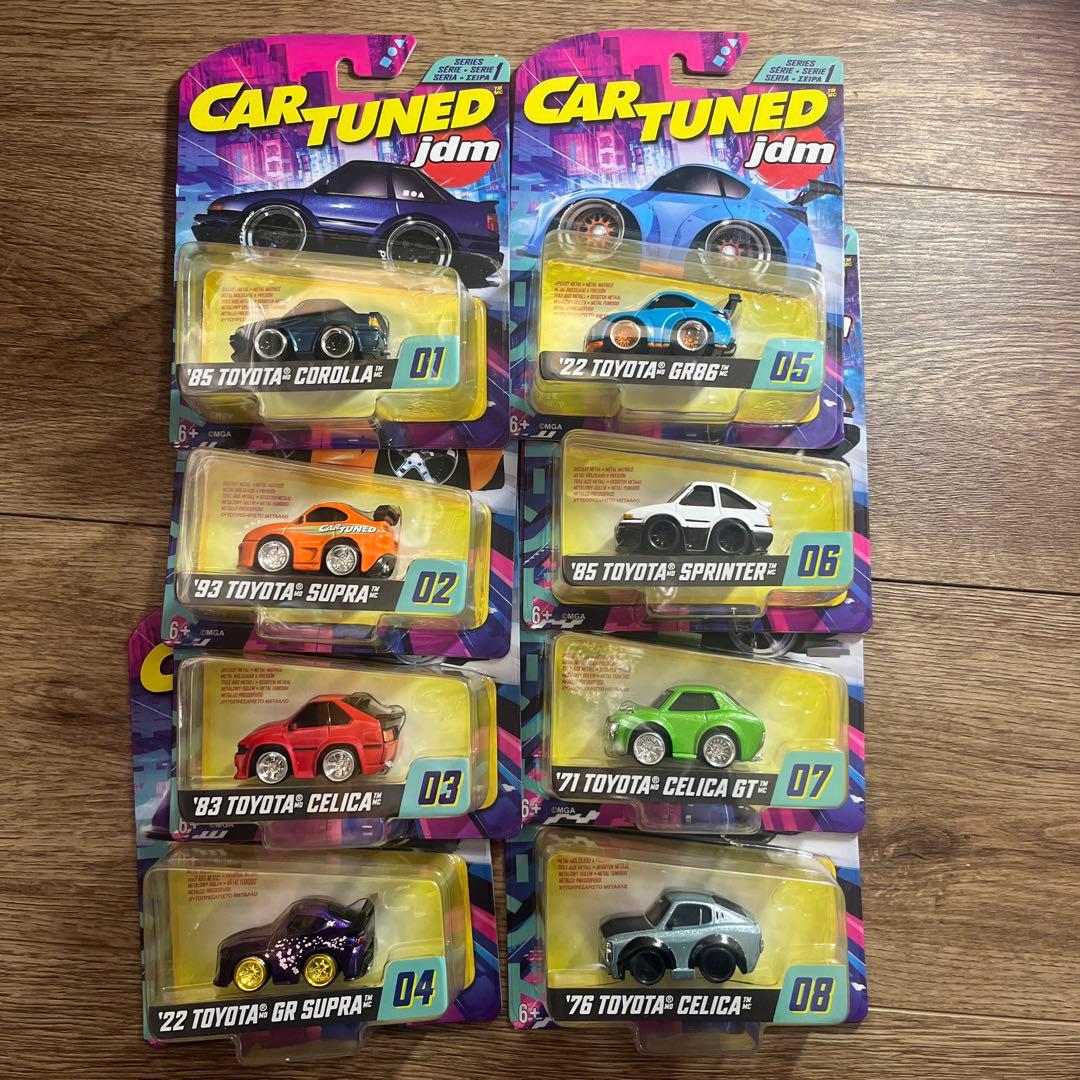 新品未使用　CAR TUNED JDM トヨタ 8種類　コンプリート