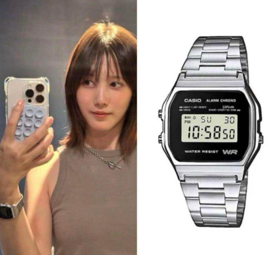 CASIO 腕時計　A158WEA-1JF シルバー