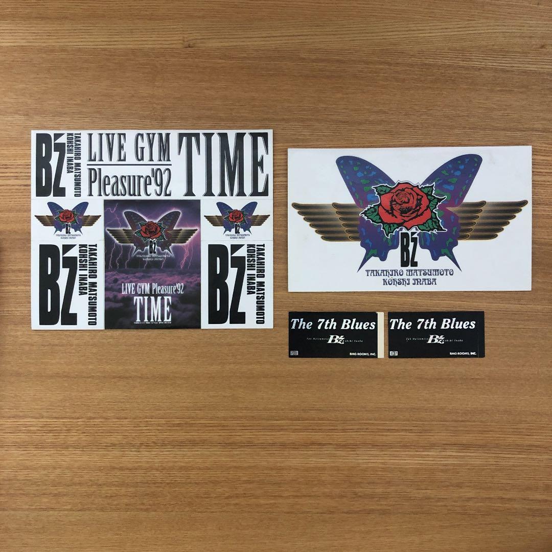 B'z LIVE-GYM Pleasure'92 TIME ステッカー - メルカリ