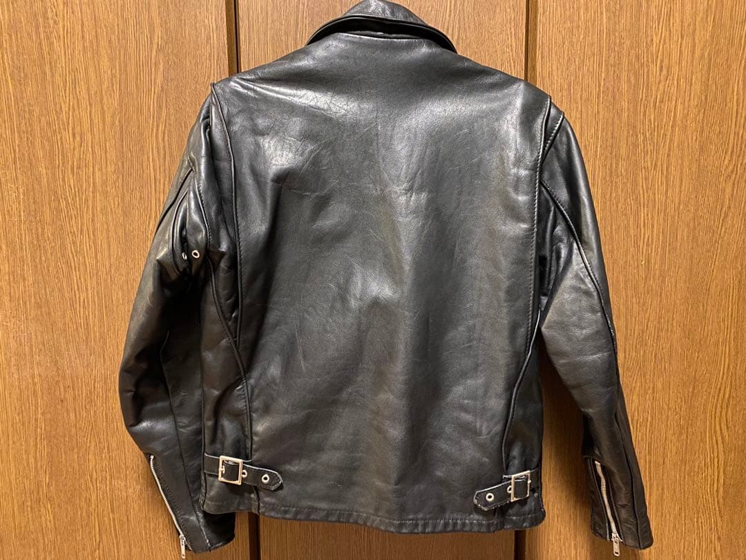 美品 schott 642 シングルライダースジャケット 38 - メルカリ