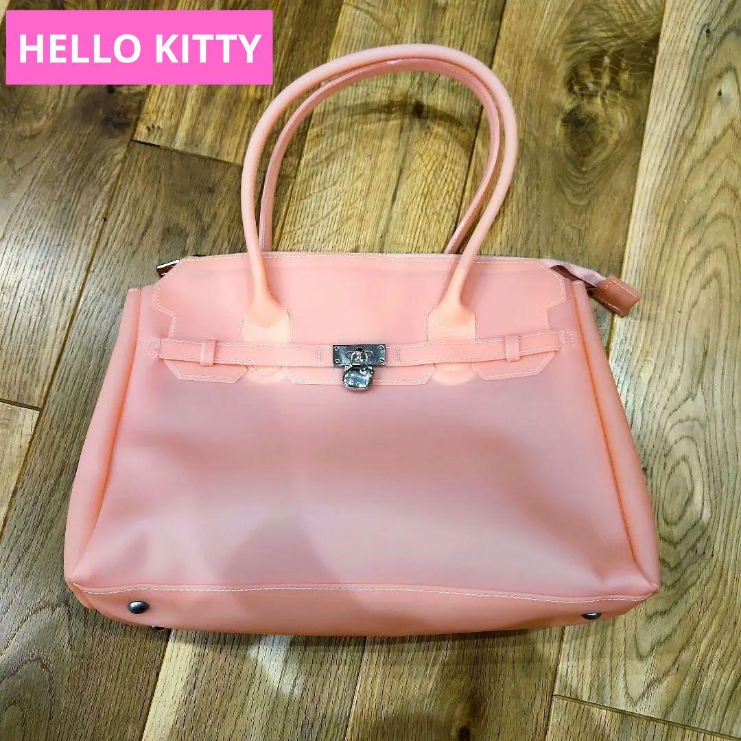 希少✨ハローキティ　ハンドバッグ　ピンク　激レア　y2k　平成