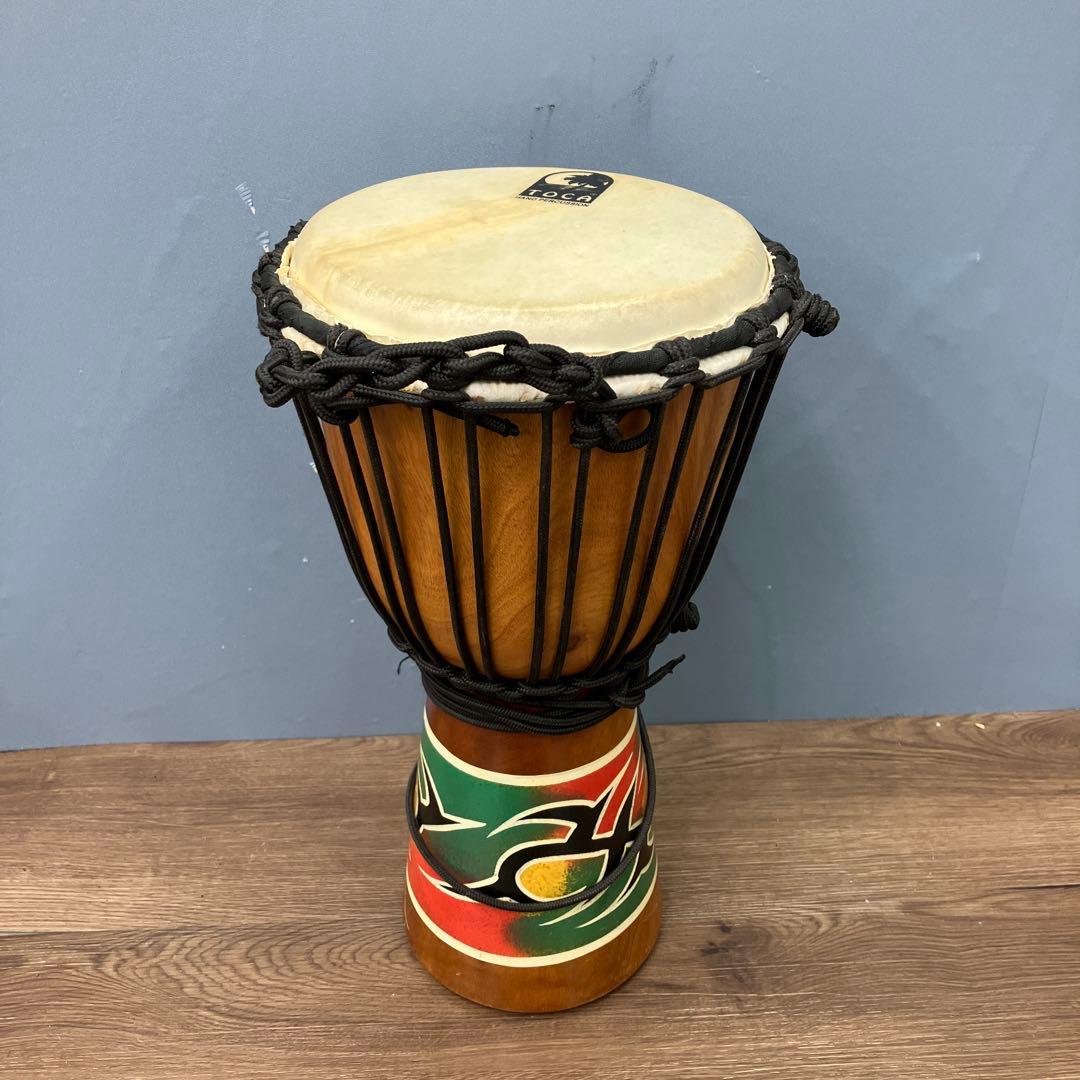 昭和レトロ TOCA トカ ジャンベ 手胴太鼓 パーカッション 打楽器 美品