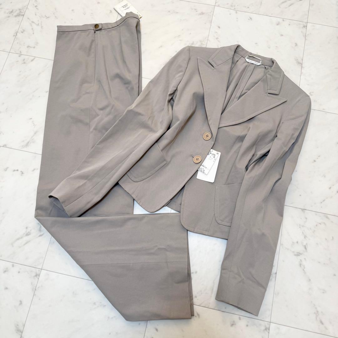 【新品】MaxMara マックスマーラ パンツスーツ 銀タグ ビジネス