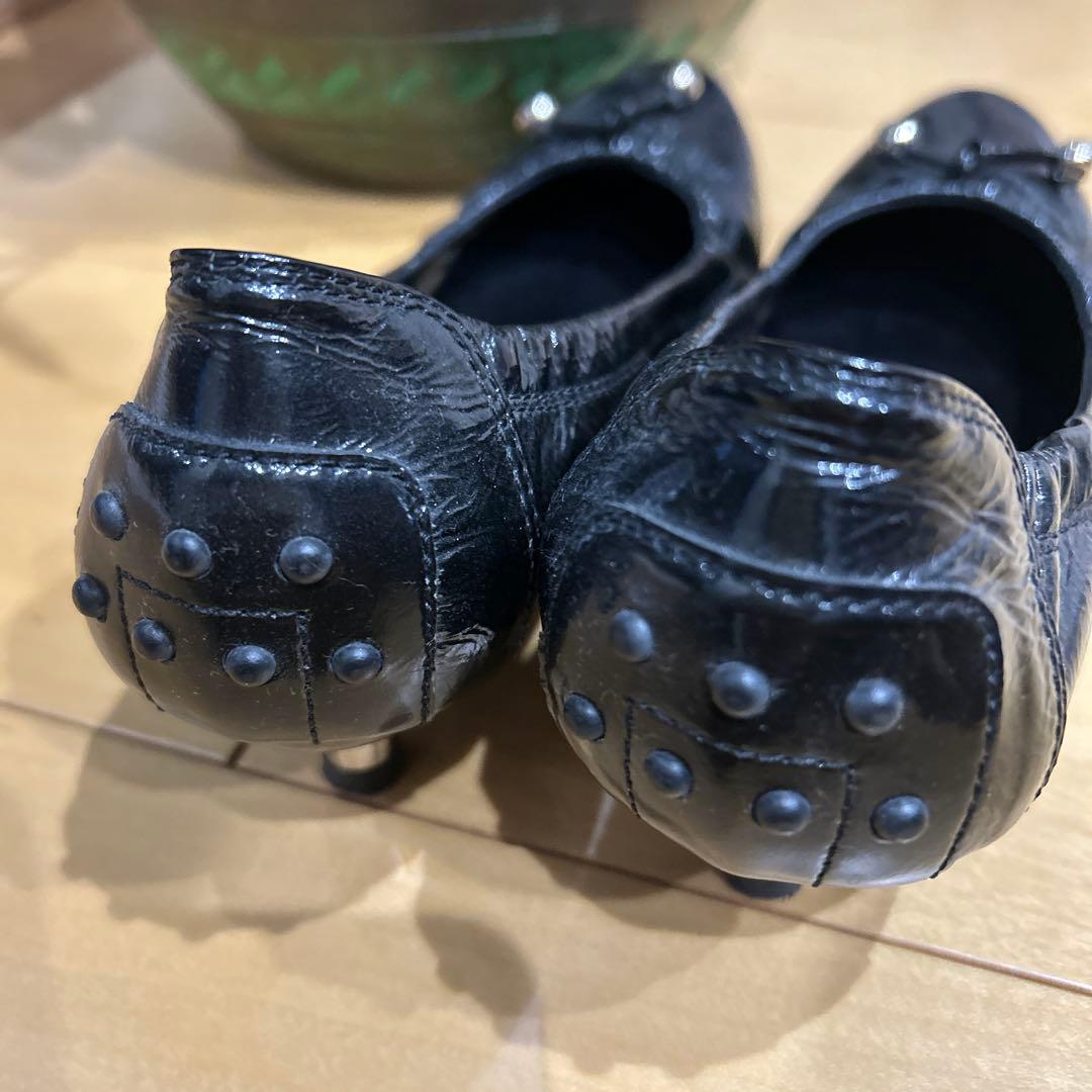 TOD'S トッズ エナメル パンプス 36（23cm）ブラック - メルカリ