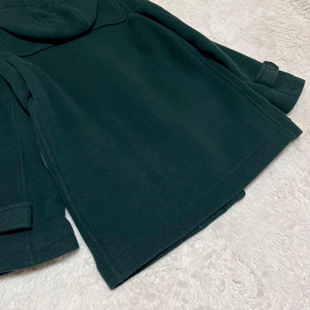 未使用級 イーストボーイ バロンブロッサ ダッフルコート チェック 緑