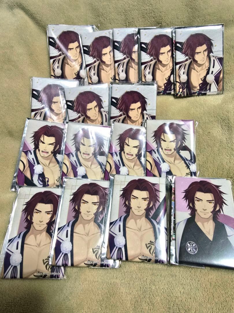 う*し様 刀剣乱舞 蜻蛉切 スクエア缶バッジ