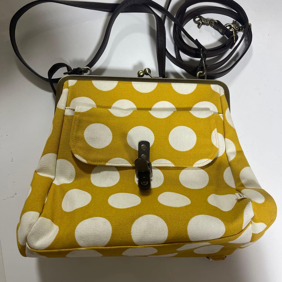 AYANOKOJI あやの小路 2way がま口リュック ショルダー 水玉柄 - メルカリ