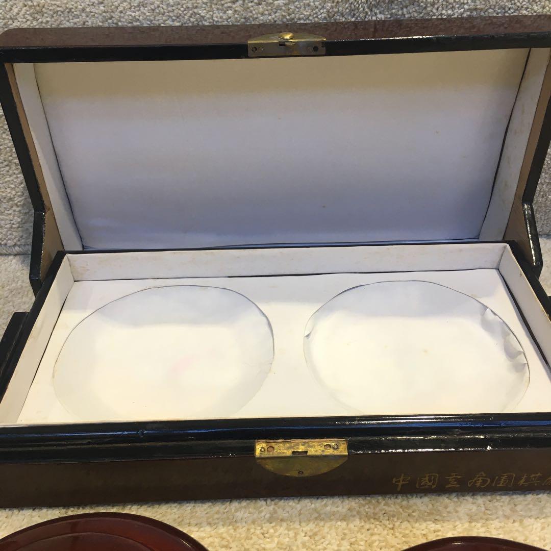 ☆雲南囲碁 碁石・布碁盤付き アンティーク☆ - メルカリ