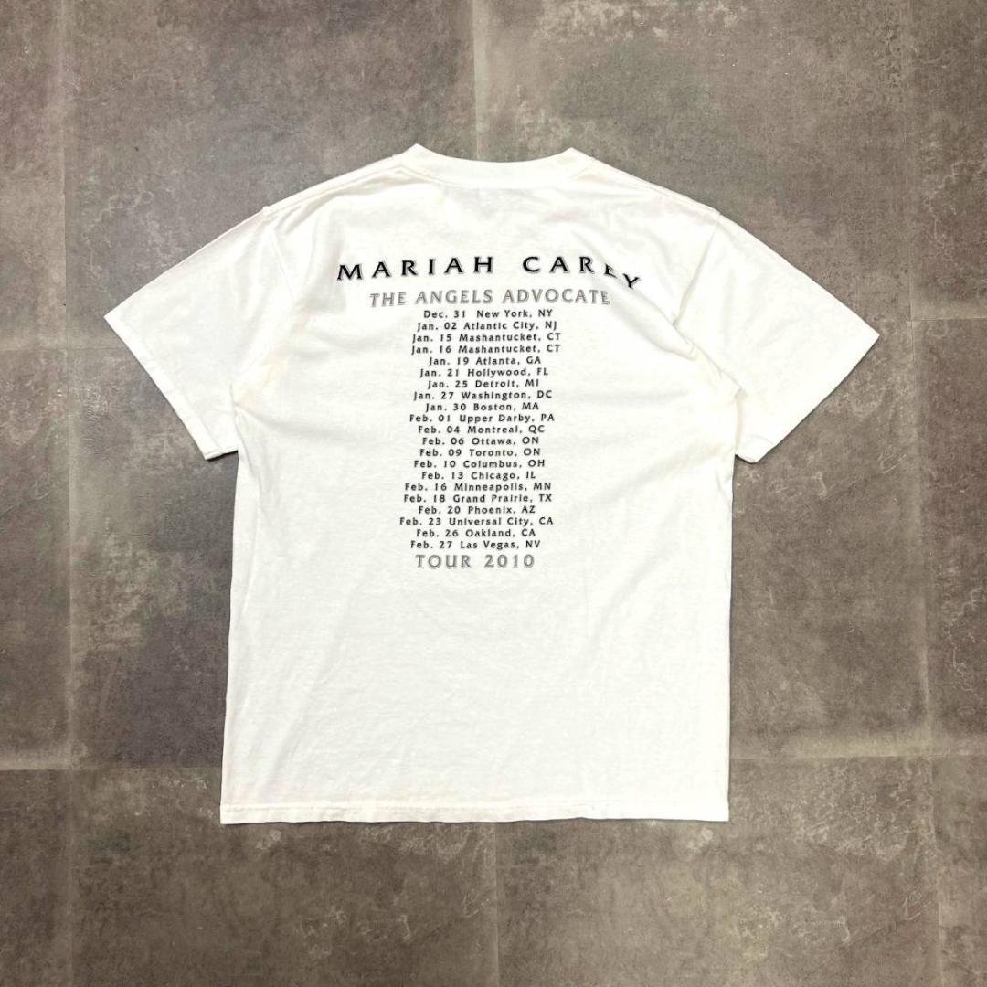 マライア・キャリー 半袖 Tシャツ L ホワイト Mariah Carey - メルカリ