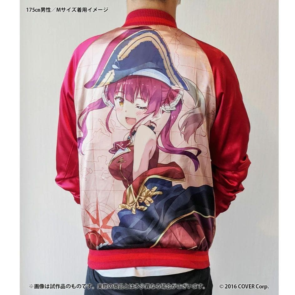 ホロライブ 武士刺繍スカジャン 宝鐘マリン グッズ hololive 限定