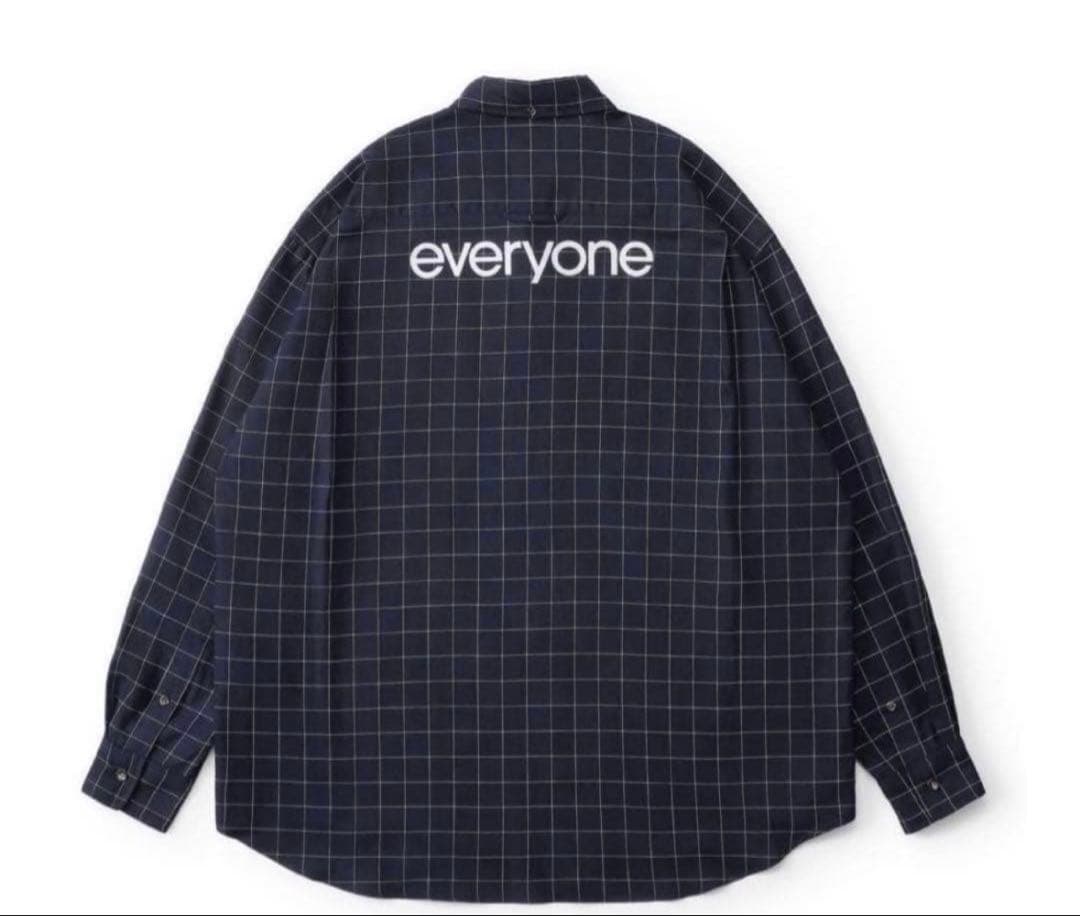 everyone back logo check button-down Ｌ