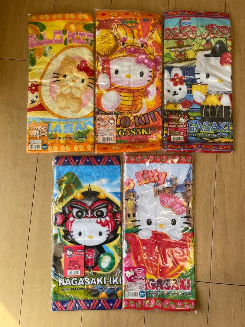 ご当地ハローキティ【長崎限定】タオルハンカチ 平成レトロ - メルカリ