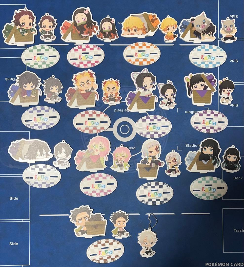 鬼滅の刃　こらぼかふぇほんぽLABO アクリルキーホルダー　アクリルスタンド