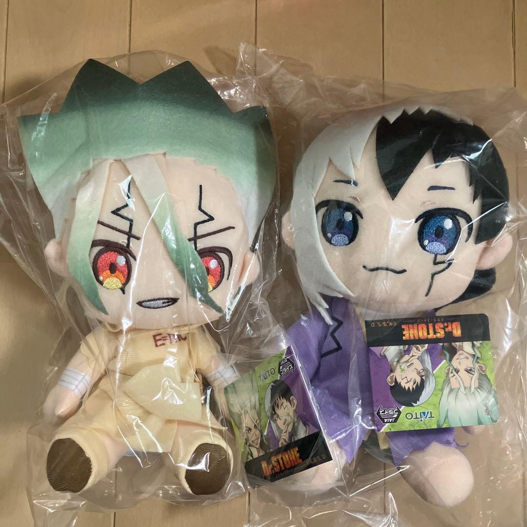 Dr.STONE 石神千空＆あさぎりゲン デフォルメぬいぐるみ - メルカリ