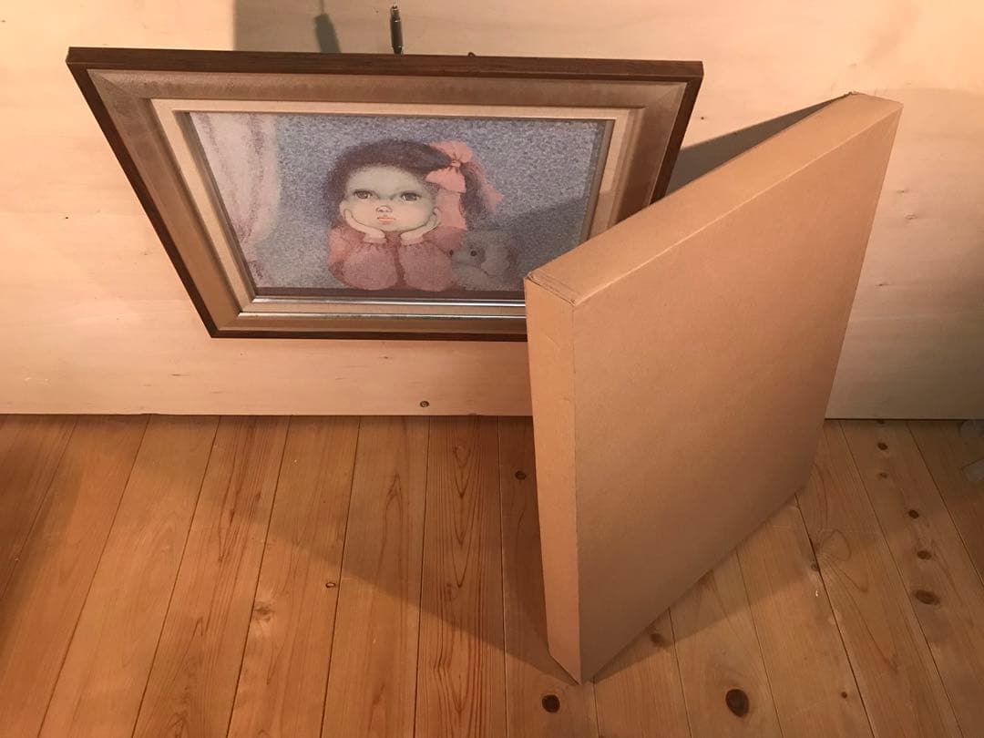 はしぐちみよこ 「窓」 油彩F6号 画面右下・キャンバス裏に直筆サイン