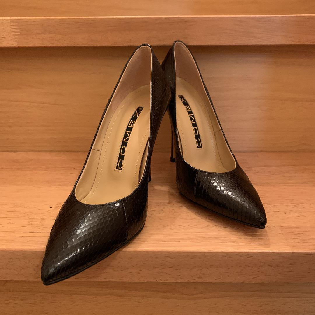 Comex コメックス　パンプス 黒 ブラック