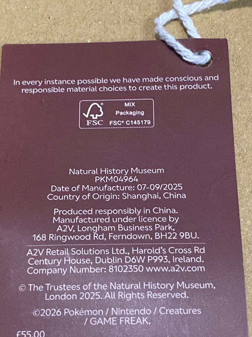 ポケモン ロンドン自然史博物館 イーブイ クロスボディバッグ - メルカリ