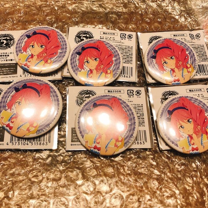 アイカツスターズ 5周年記念 Resound Stars！ 桜庭ローラ 缶バッジ