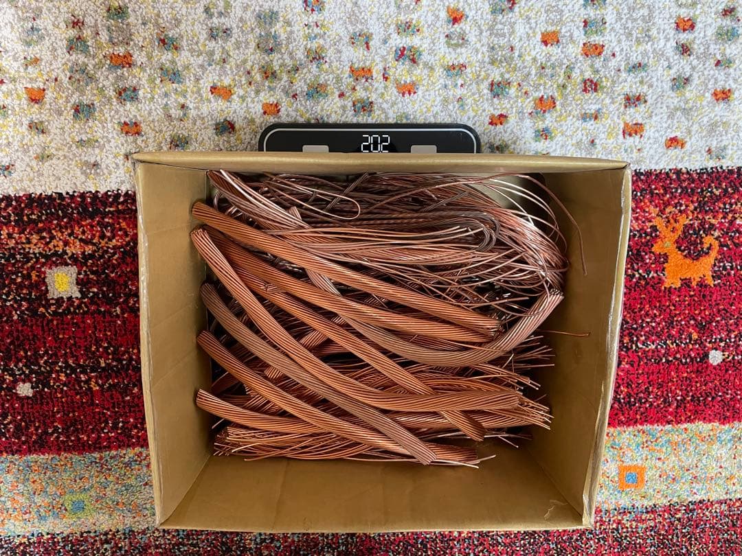ピカ銅　約20kg 2枚目おまけつき 2号銅線 買取の株式会社八木 - 銅・電線・雑線・真鍮・砲金・アルミ