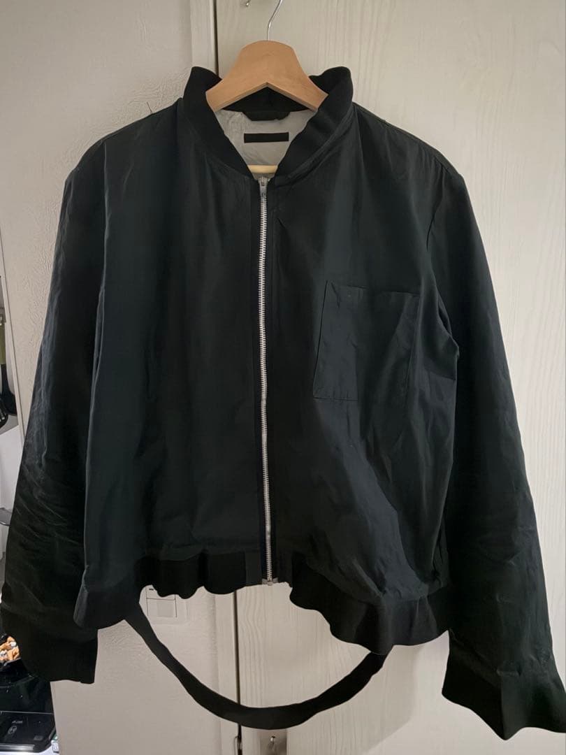 ジャケット・アウター HELMUT LANG 1999AWTechnical BomberJacket 1999 Helmut Lang resine bomber jacket