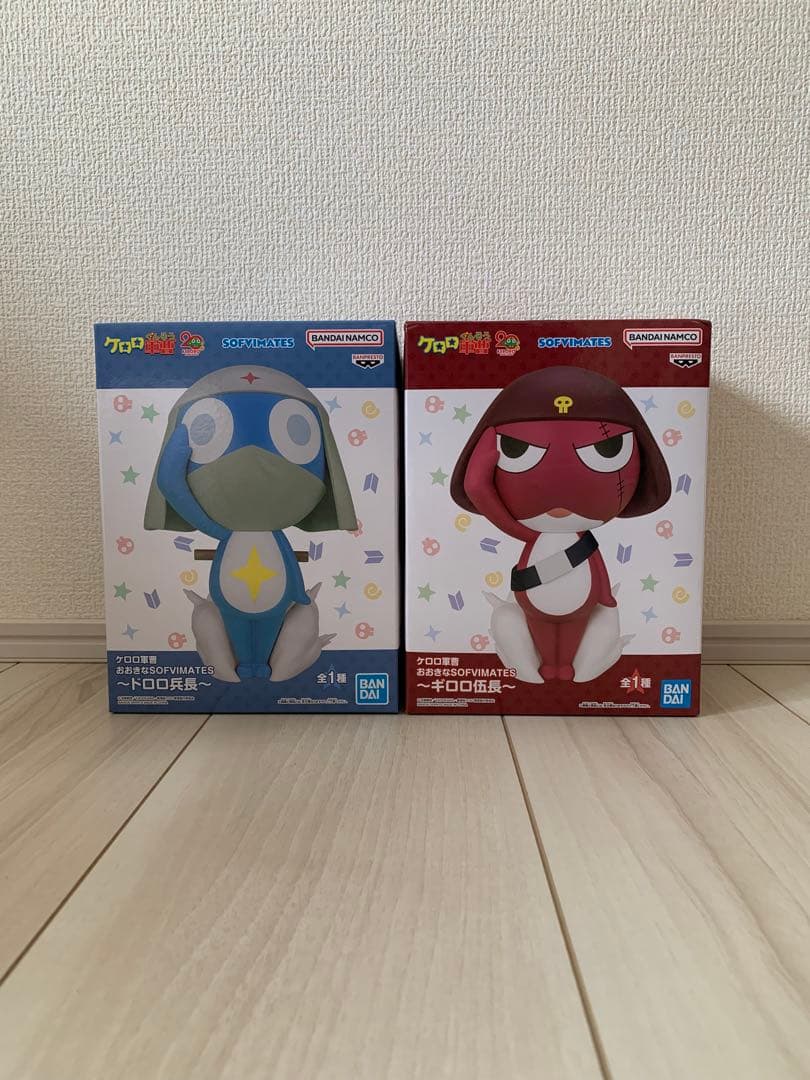 ケロロ軍曹 おおきなSOFVIMATES ドロロ兵長 ギロロ伍長 - メルカリ