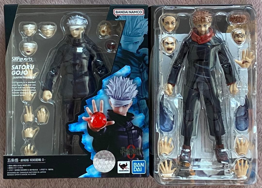 バンダイ S.H.Figuarts 五条悟‐劇場版 呪術廻戦 虎杖悠仁 計2点