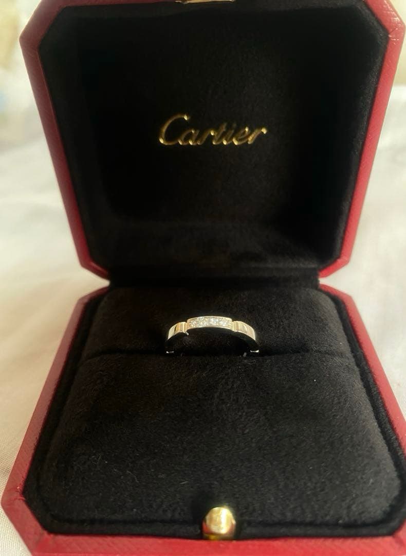 Cartier マイヨンパンテール ダイヤリングWG750 サイズ49 証明書付