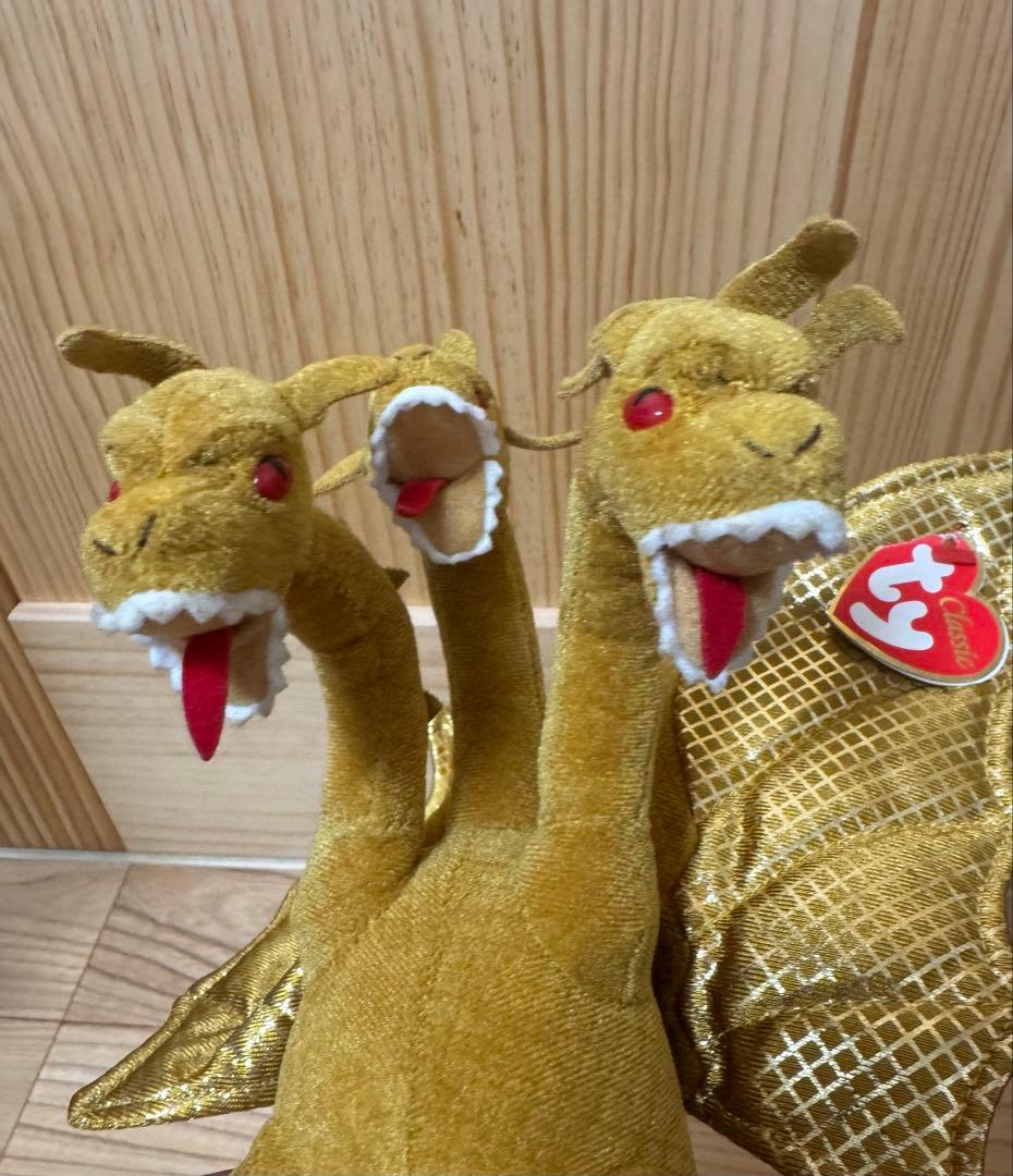 ty キングギドラ ぬいぐるみ タグ付き レトロ - メルカリ