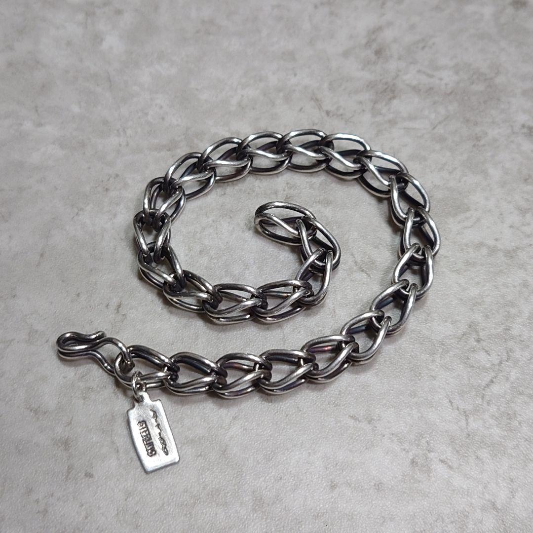 NAVAJO STEVE ARVISO シングルマネーチェーンブレスレット