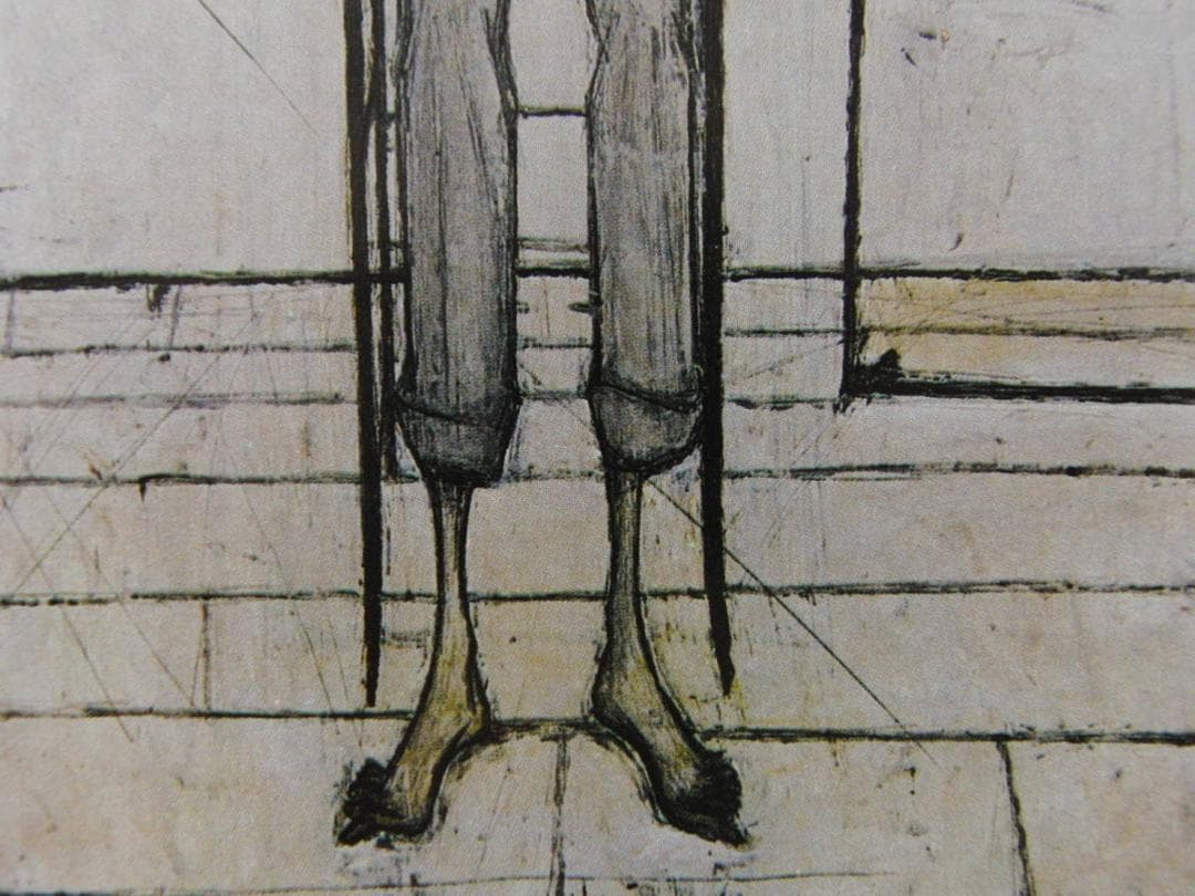 ベルナール・ビュッフェ【Homme assis dans l'atelier】 - メルカリ