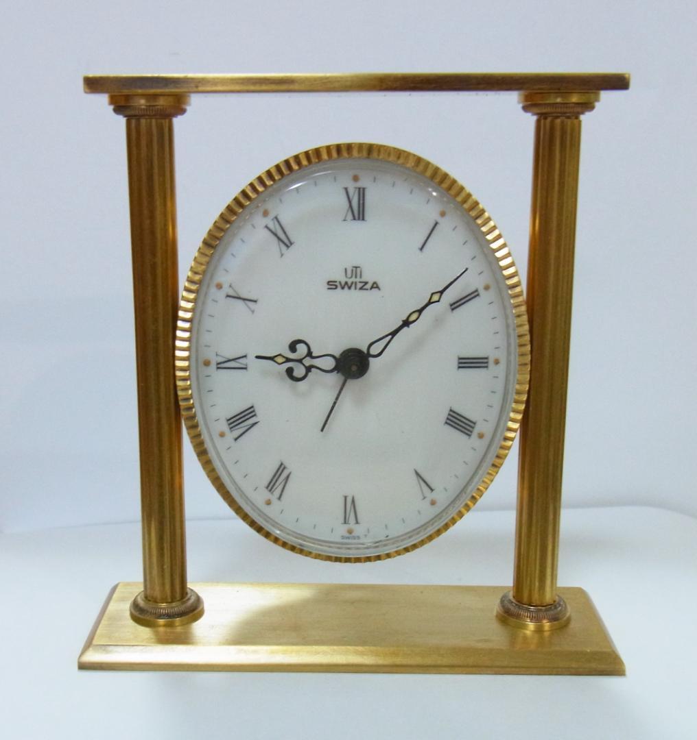 スイス製 機械式時計　置時計　SWIZA　稼動品（出品2） スイス製 機械式時計 置時計 SWIZA 稼動品（出品4） - メルカリ