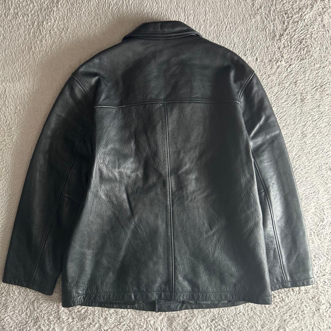 00s 90s GUESS レザー カーコート レザージャケット - メルカリ