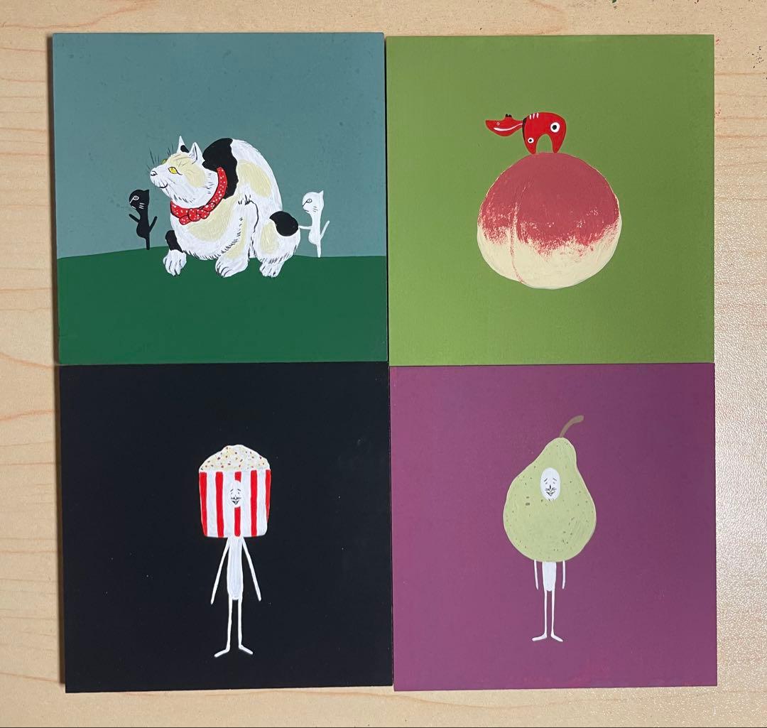 ごまごま様 原画プレゼント 5％オフ 留め具あり こま/独楽 :: 木のこま :: ミニ木のこまセット / mini wooden KOMA set