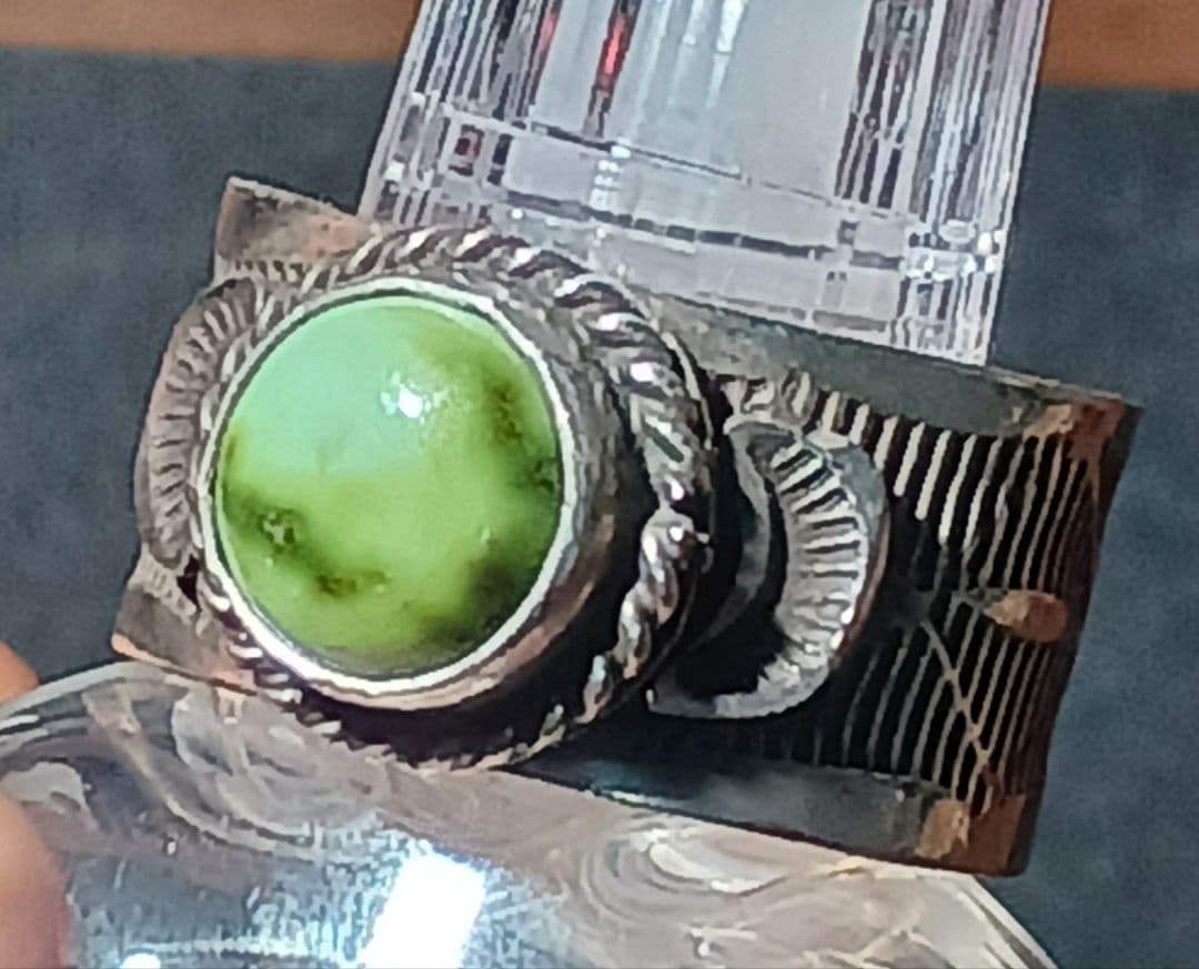 インディアンジュエリー　ナバホ　アンディキャドマン　リング