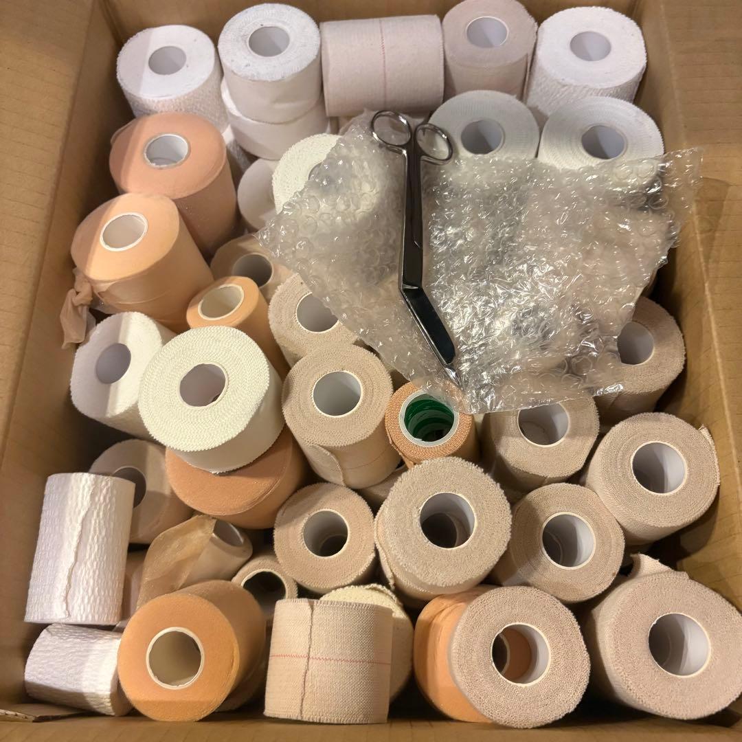 テーピングセット 0-8029-03 テーピングテープ［非伸縮］ 24巻入 CH-25 【AXEL】 アズワン