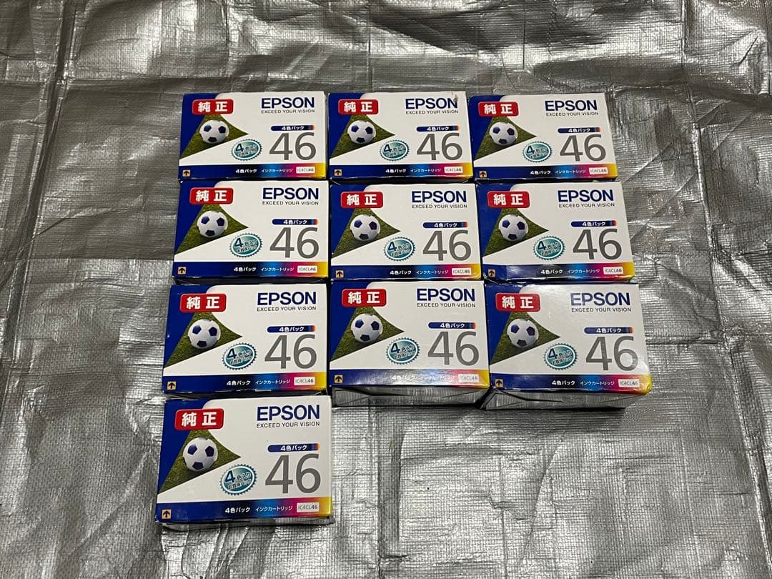EPSON インクカートリッジ 46 4色パック期限切れ 10個
