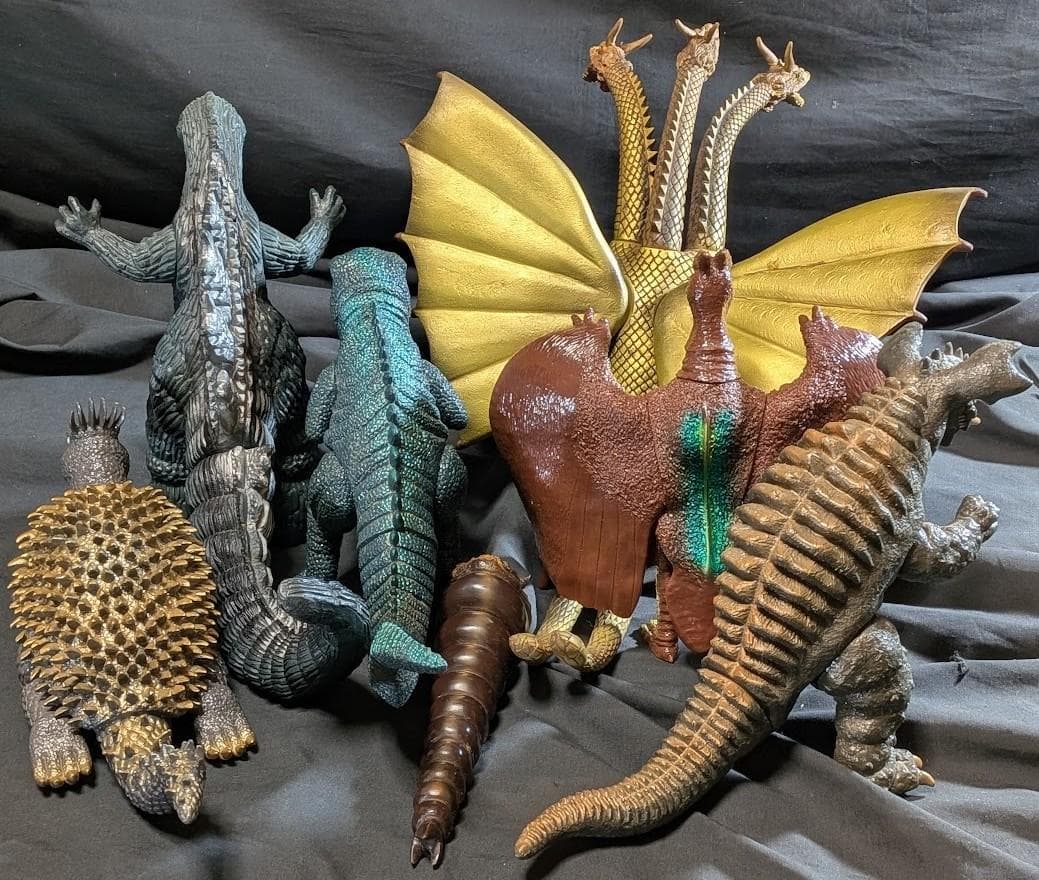 昭和ゴジラ・キングギドラ・ゴロザウルス・バラゴン他（バンダイ