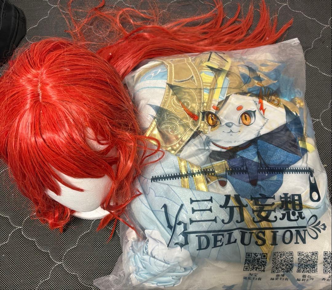 三分妄想 原神 ニィロウ コスプレM＋靴+ウィッグフルセット