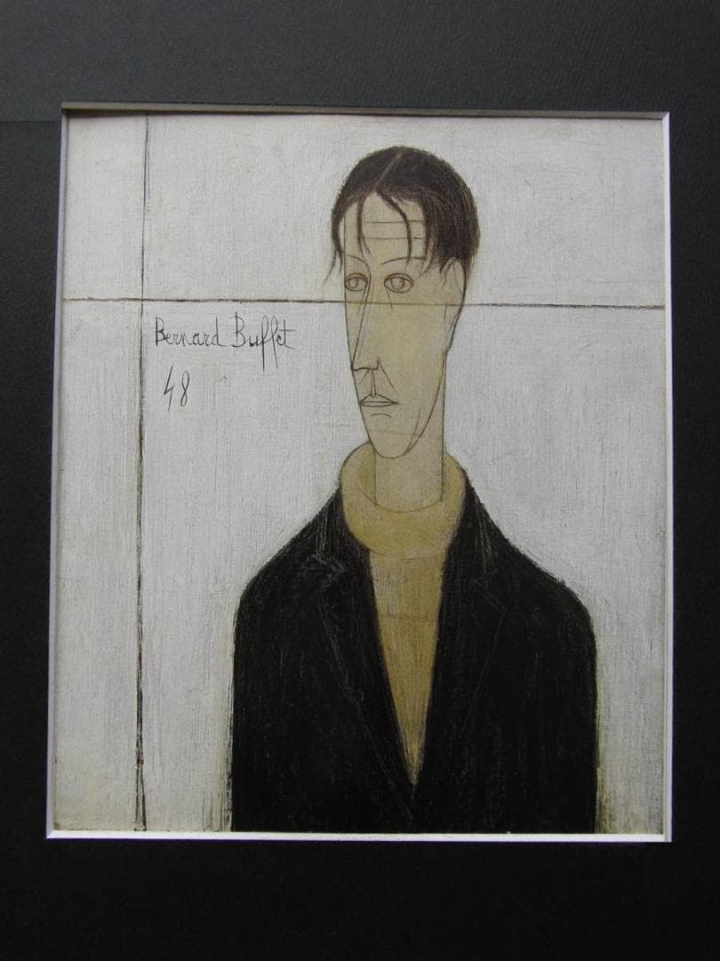 ベルナール・ビュッフェ、【Jeune homme au col roule】