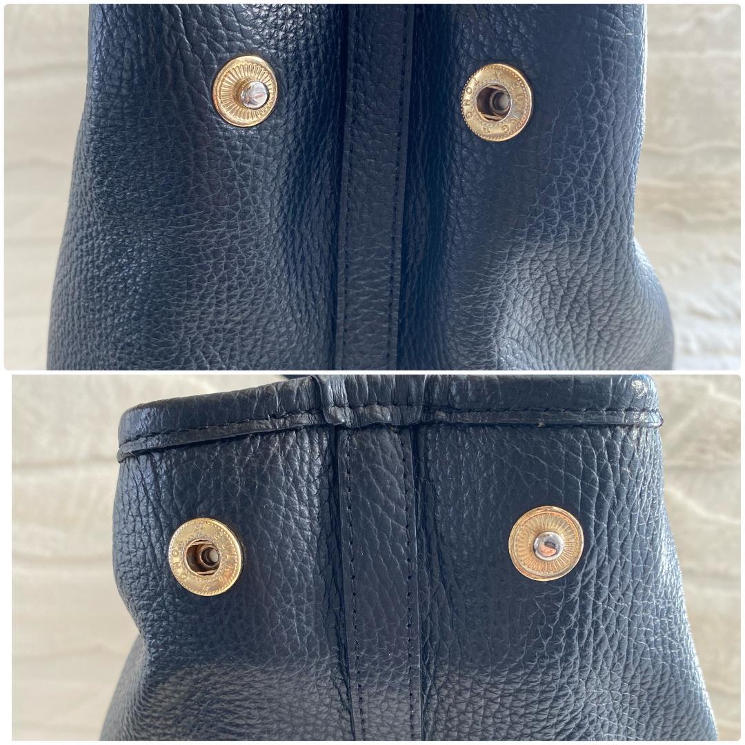 CIMABUE 大容量トートバッグ A4 シボ革 黒 ゴールド金具 メンズ - メルカリ