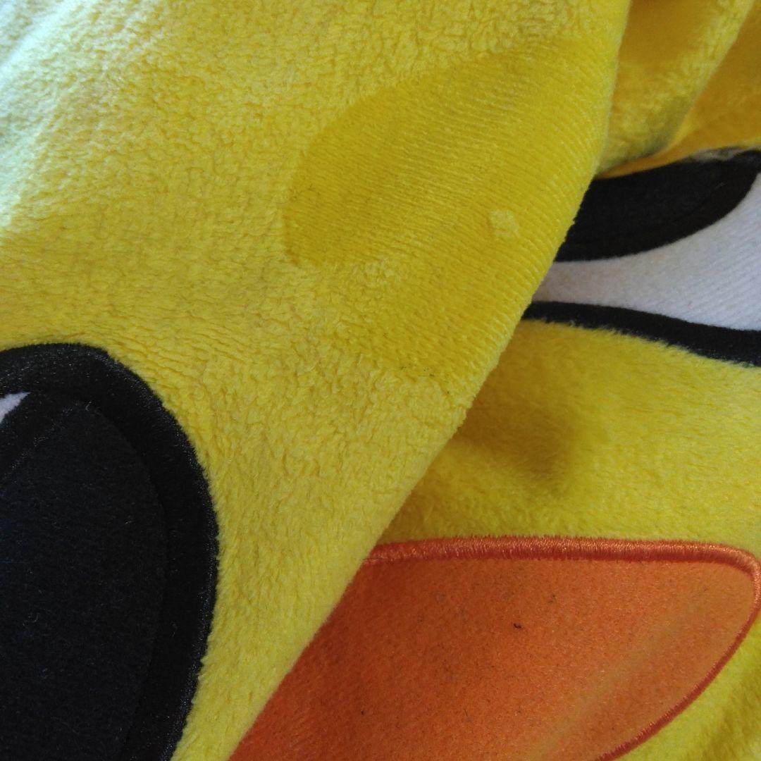 キャラクター座布団 黄色 フリース素材 御祝のあとも長く使って欲しいから 祝寿座布団 銘仙判55×59cm カバー