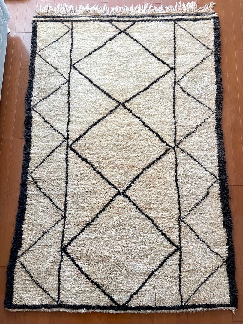 【Vintage Rug】225cm ×153cm ベニワレン モロッコ